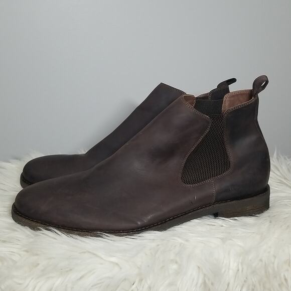 New! Warfield & Grand Brown Leather Chelsea Boot - Picture 3 of 11